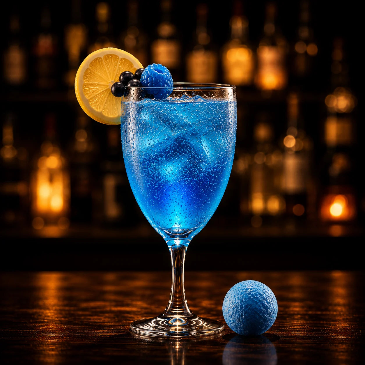Blueberry Lemonade Cocktail Bomb