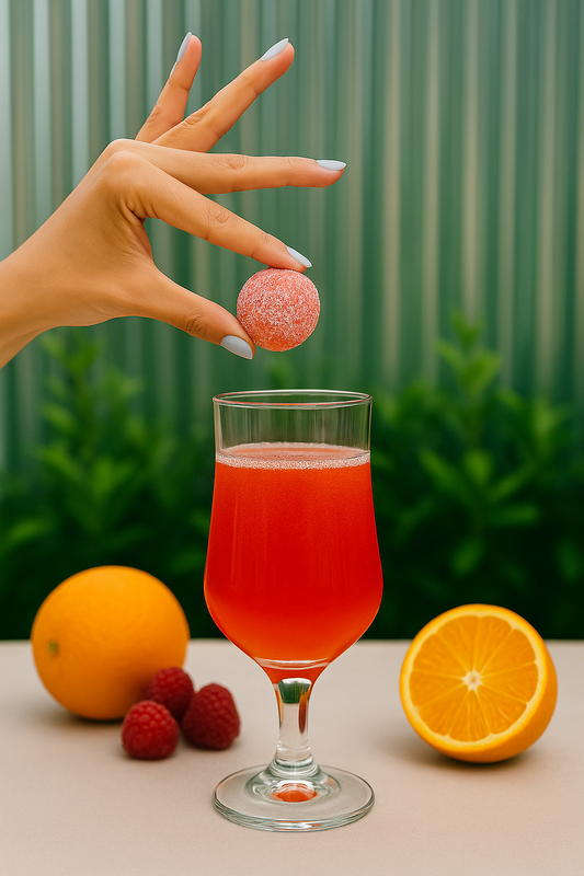 Citrus Razztini Cocktail Bomb