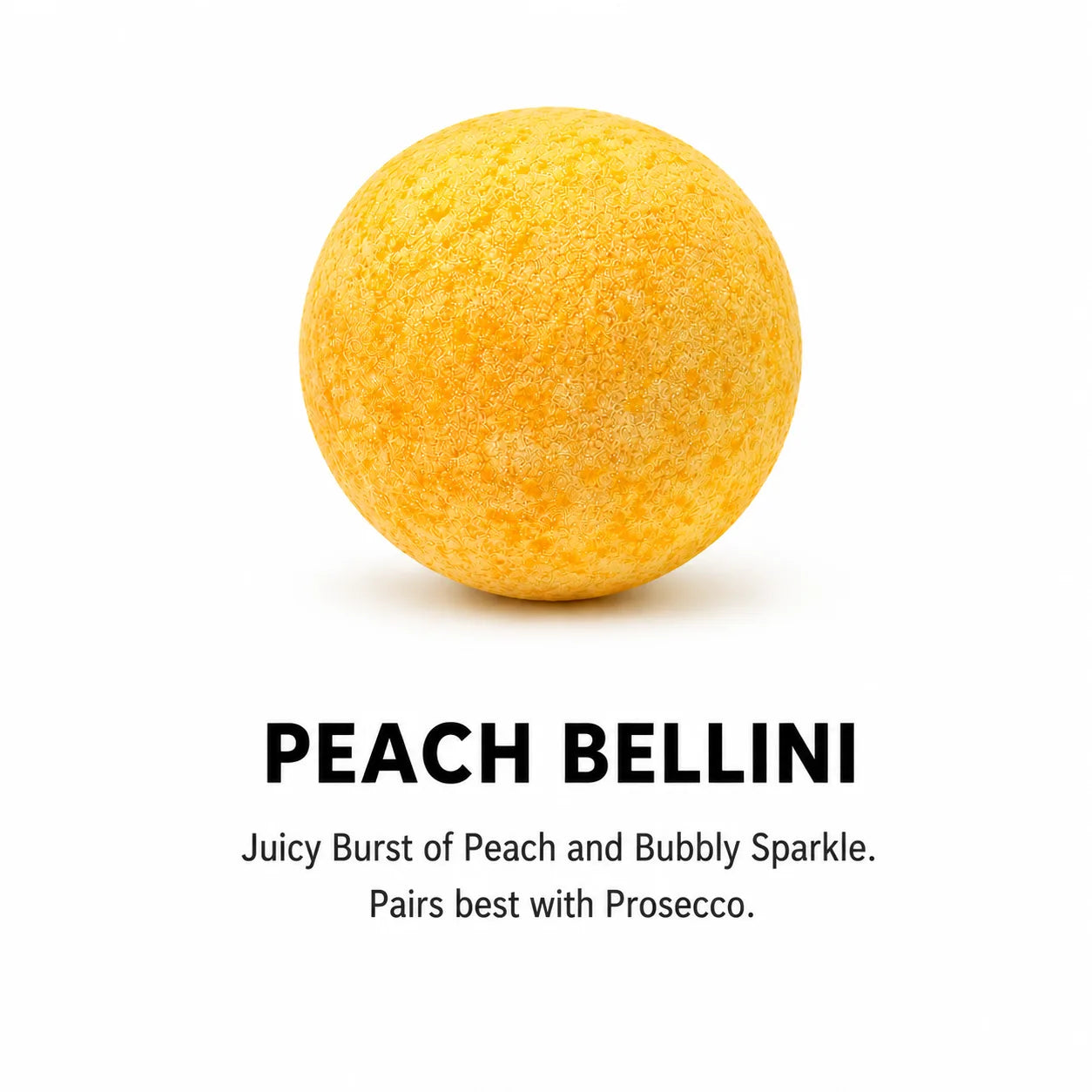 Peach Bellini Cocktail Bomb