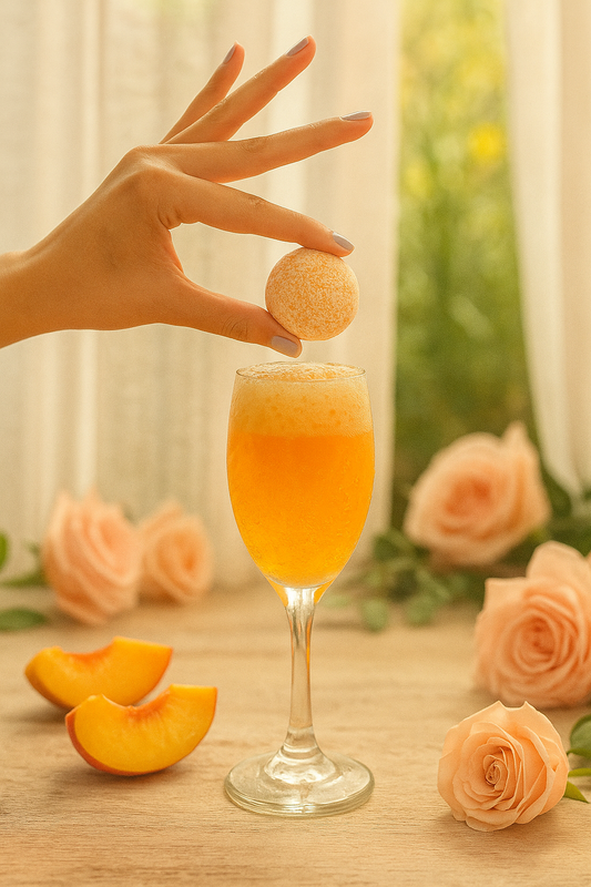 Peach Bellini Cocktail Bomb