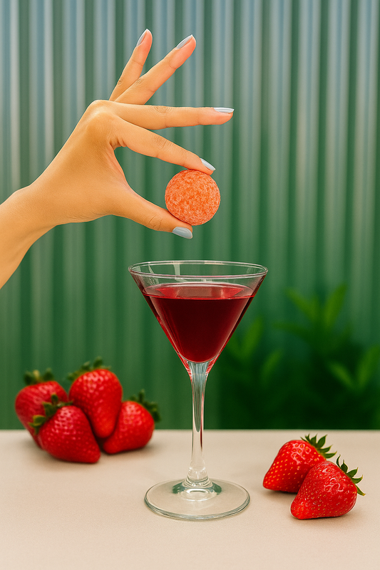 Strawberry Burst Cocktail Bomb