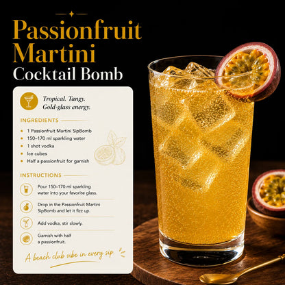 Passionfruit Martini Cocktail Bomb