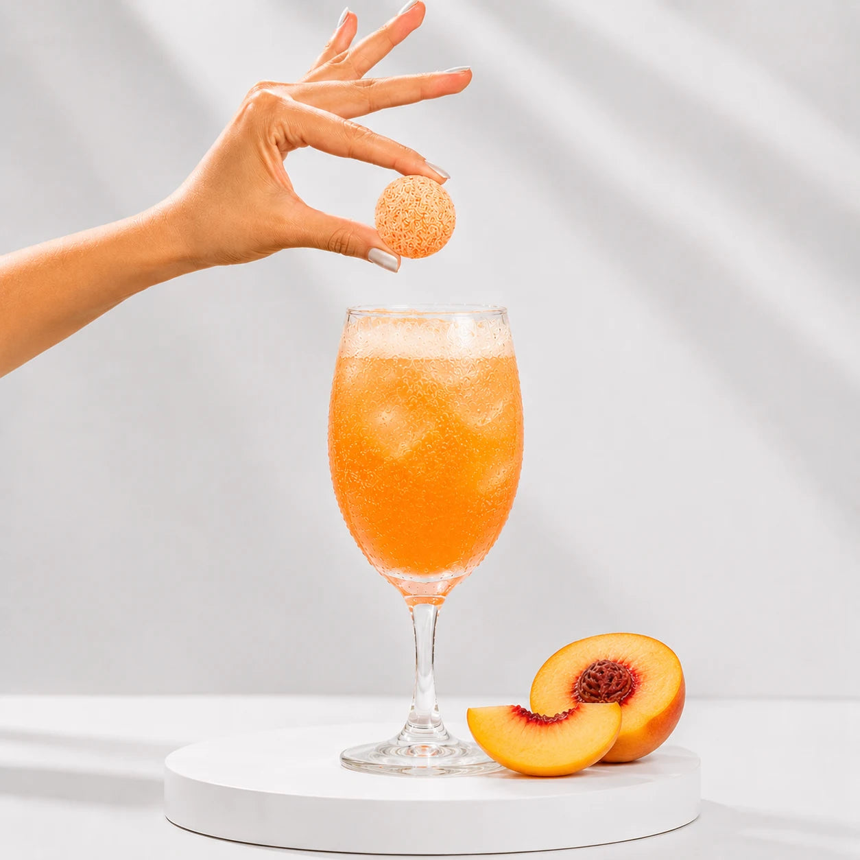 Peach Bellini Cocktail Bomb