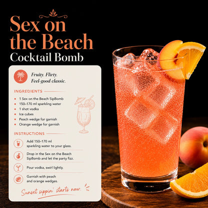 Sex on the Beach Cocktail Bomb | Pack Of 6