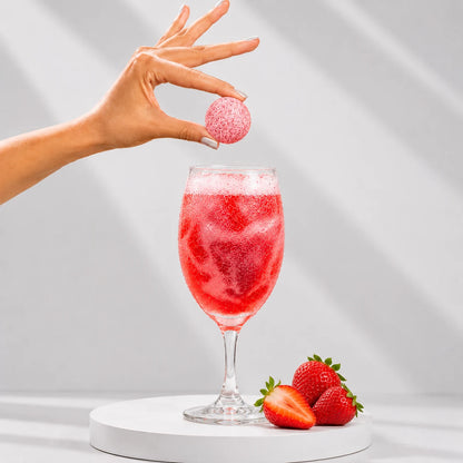Strawberry Burst Cocktail Bomb