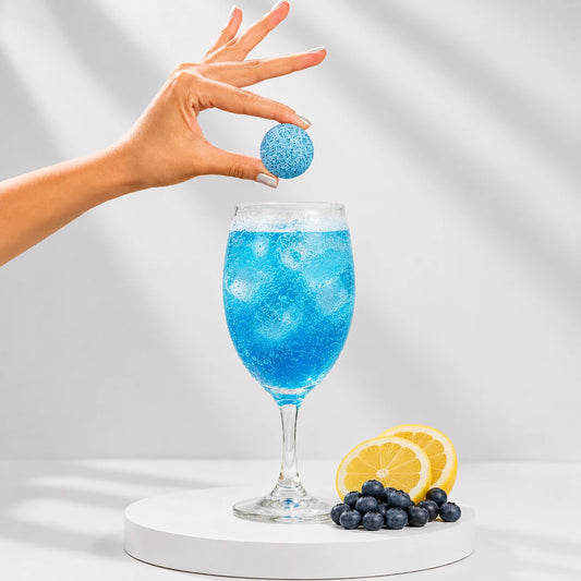 Blueberry Lemonade Cocktail Bomb