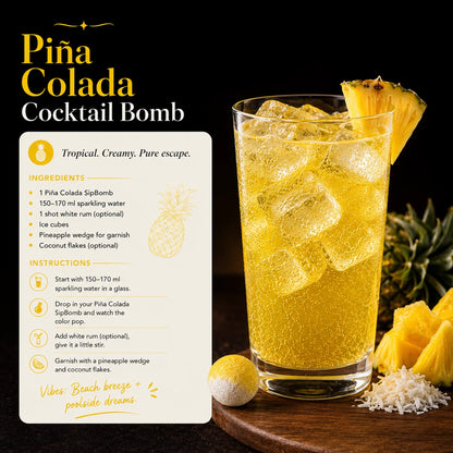 Piña Colada Cocktail Bomb